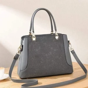 Luxury High Quality PU Leather Women Hand Bags With Embroidery Design